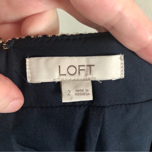 LOFT Multicolored Tweed Mini Skirt - Picture 8 of 9